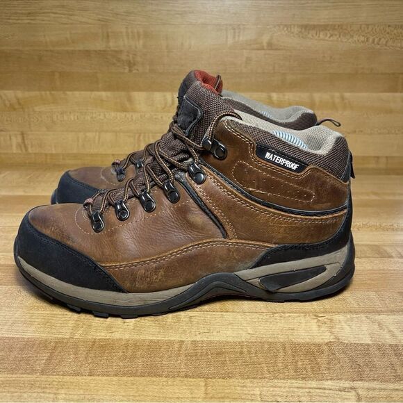 Alpine Design Switchback Mid Waterproof hiking Boots Mens Size 8.5 Leather M3039 - Picture 3 of 7